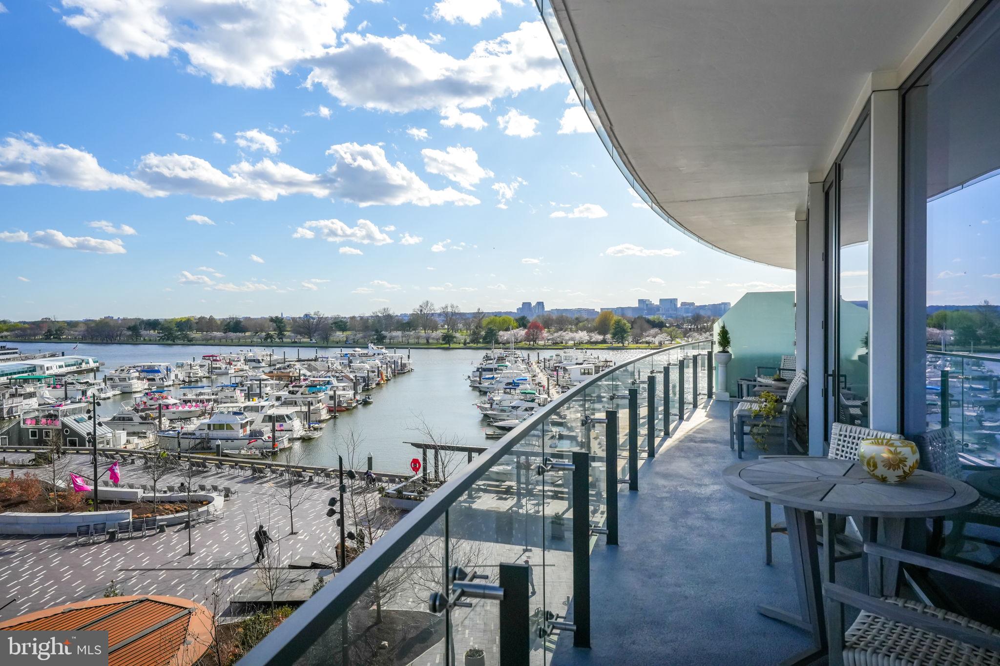 601 Wharf Street Southwest, Unit 402 Washington, DC 20024 - Photo 21 of 67 310 SF Private Balcony spans entire residence