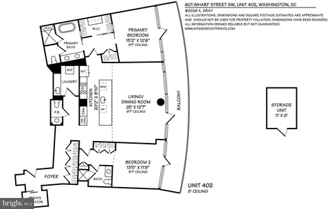 $2,750,000 | 601 Wharf Street Southwest, Unit 402, Washington, DC 20024