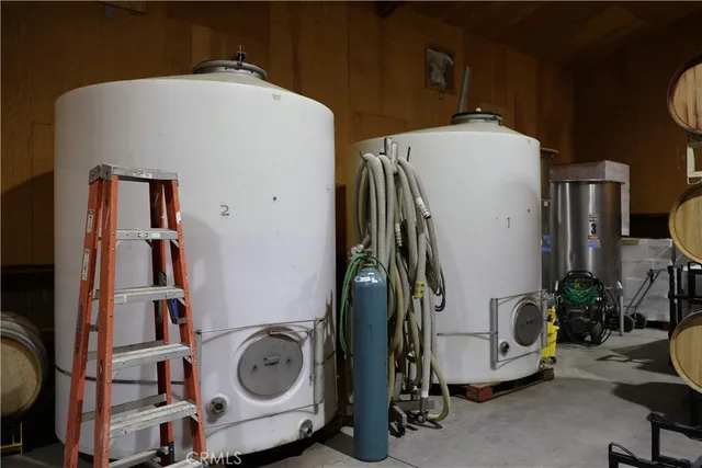 a view of a lake with a yard