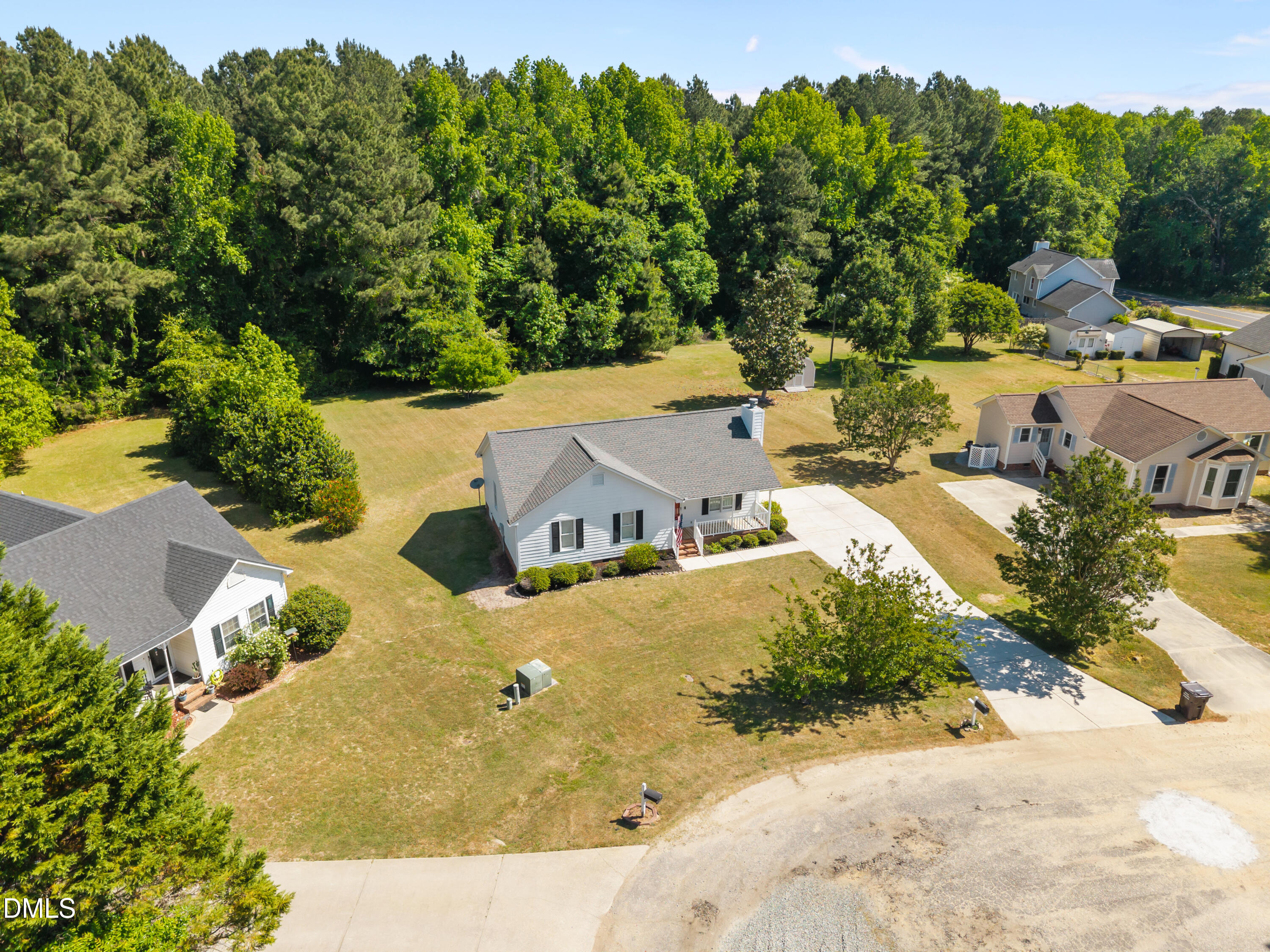 40 Circle Tree Lane Angier, NC 27501 - Photo 2 of 39 an aerial view of a house with a yard