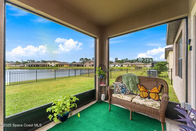 a view of a ocean from a balcony