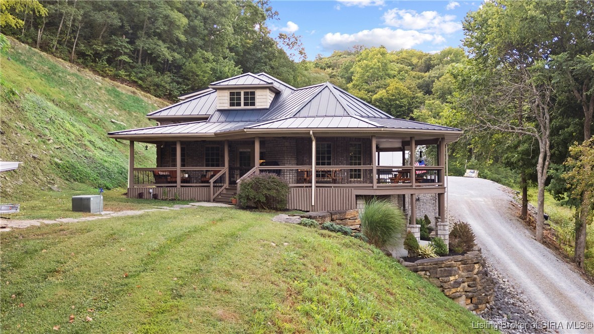 691 Locust Road Milton, KY 40045 - Photo 2 of 82 Beautiful view from the wraparound deck..Breath taking