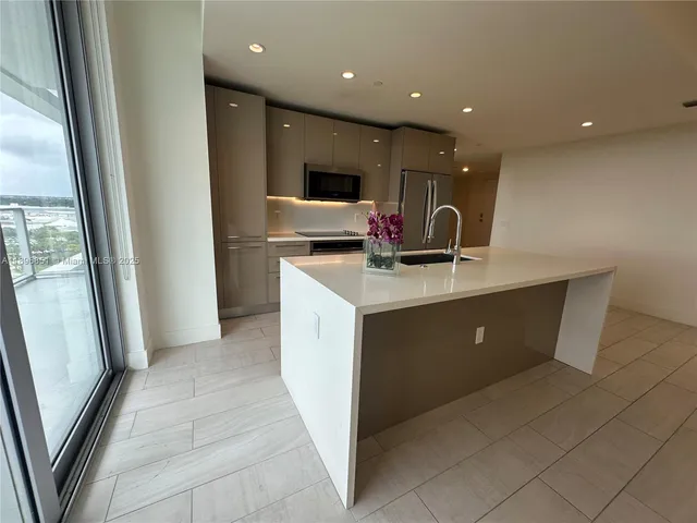 a view of a balcony with an outdoor space