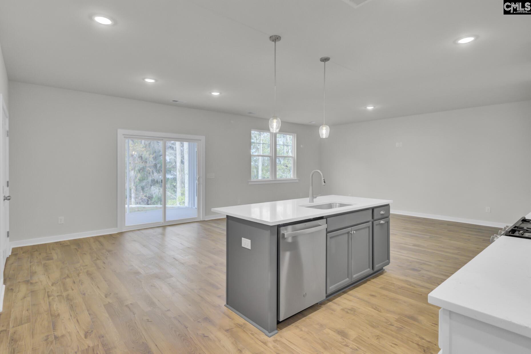 320 Brass Billion Path Lexington, SC 29073 - Photo 15 of 39 a kitchen with a stove and a wooden floor