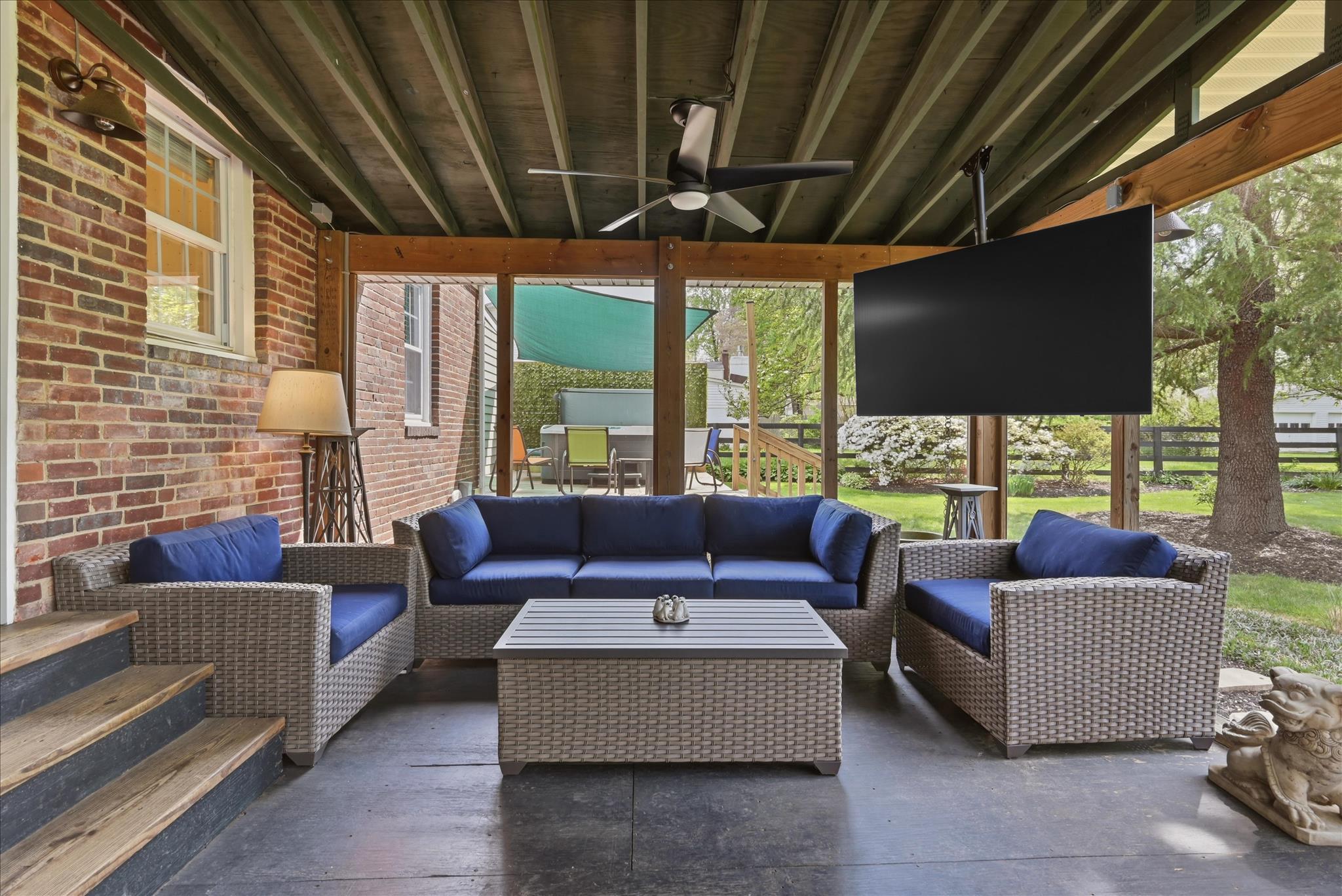 3312 Holloman Road Falls Church, VA 22042 - Photo 3 of 68 Screened porch and TV for entertaining & game days