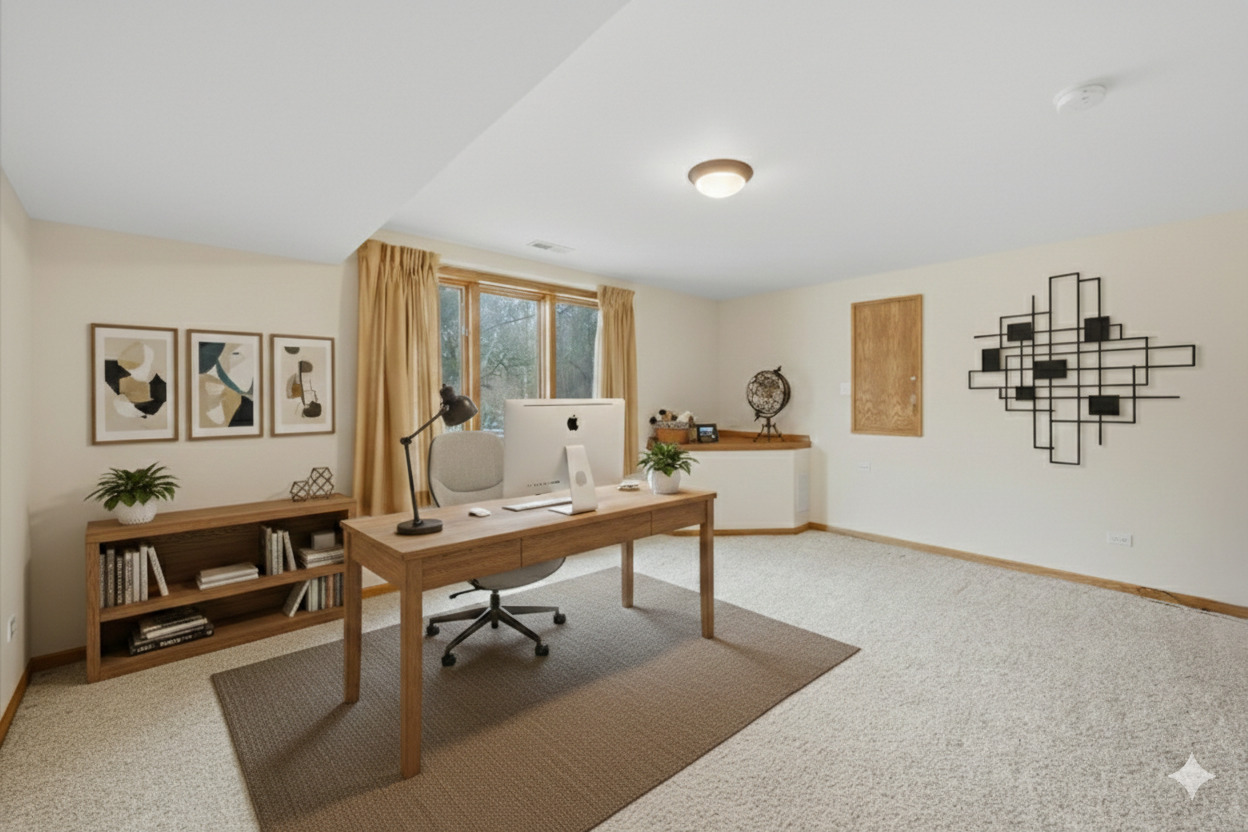 3688 Warwick Drive Crete, IL 60417 - Photo 22 of 27 a workspace with furniture and window