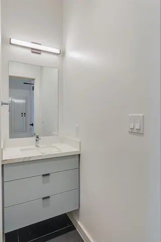 a view of an empty room