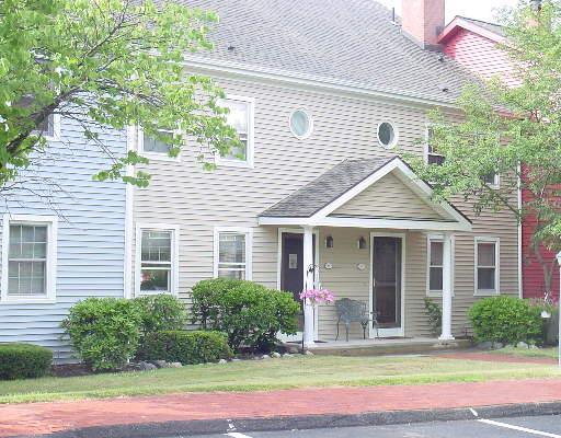 1 East Hayestown Road, Unit 41 Danbury, CT 06811 - Photo 1 of 1 a front view of a house with a yard and potted plants