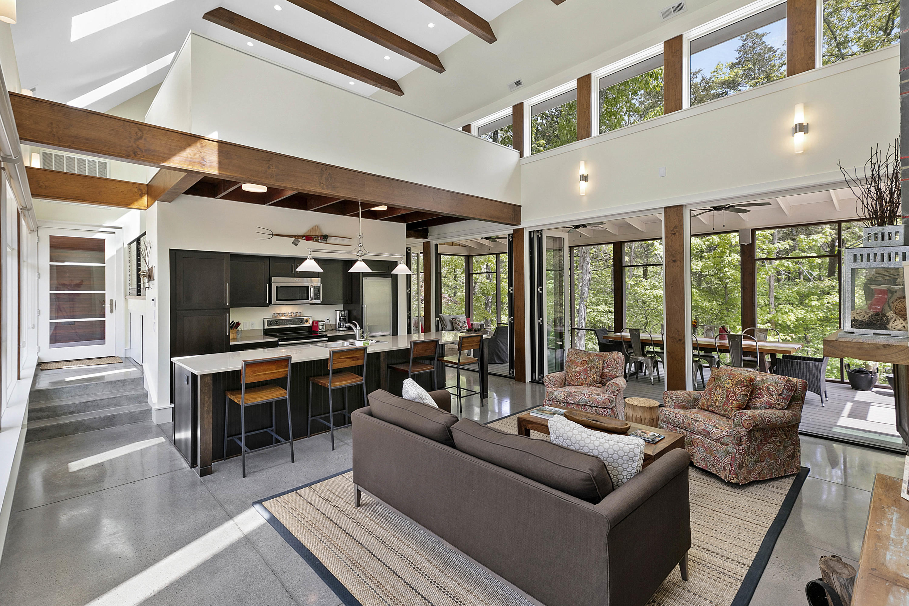 349 Cape Russell Road Sharps Chapel, TN 37866 - Photo 7 of 31 Glass Bi-Fold Doors Open