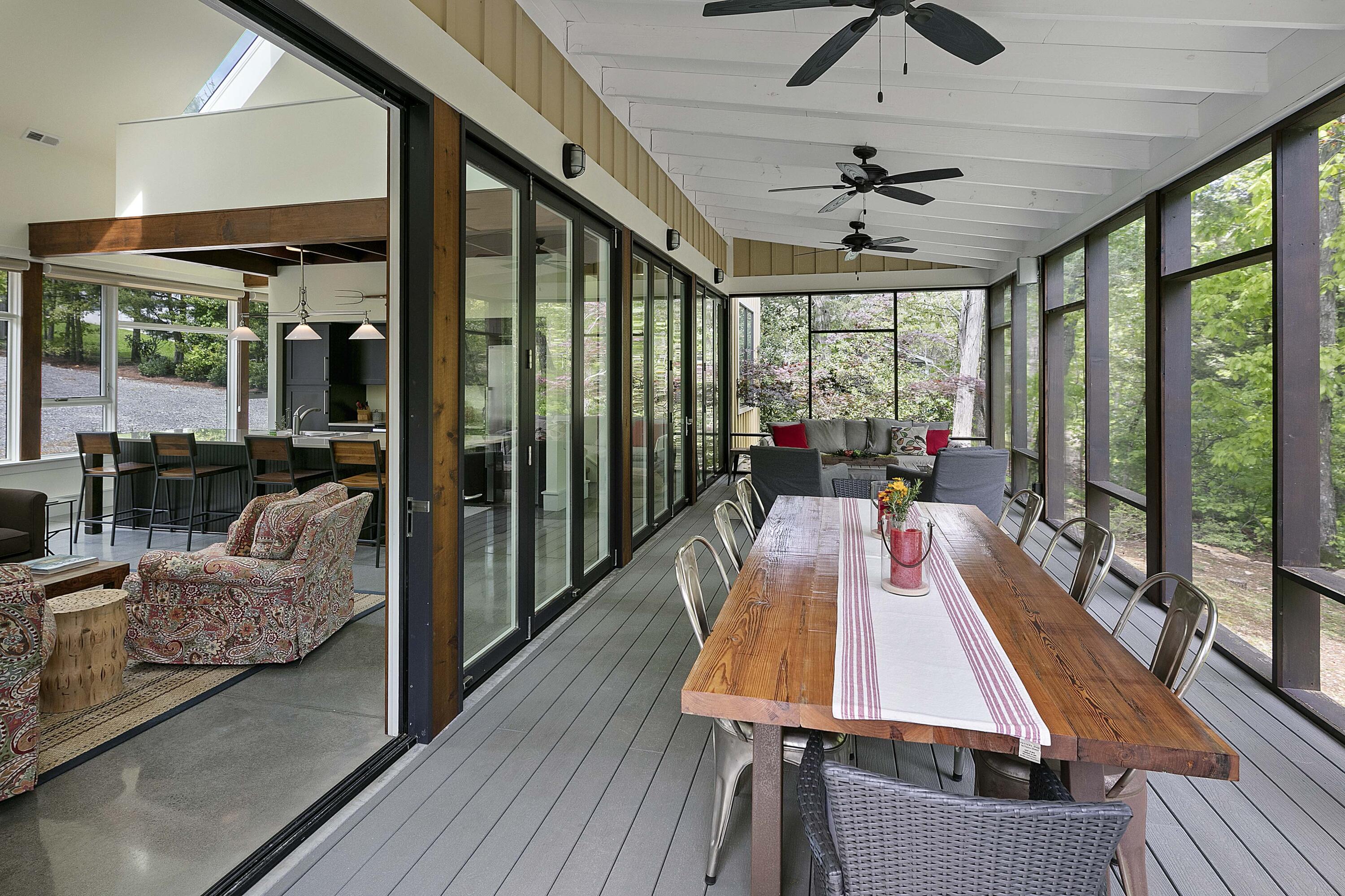 349 Cape Russell Road Sharps Chapel, TN 37866 - Photo 8 of 31 Screen Porch Opens to Great Room