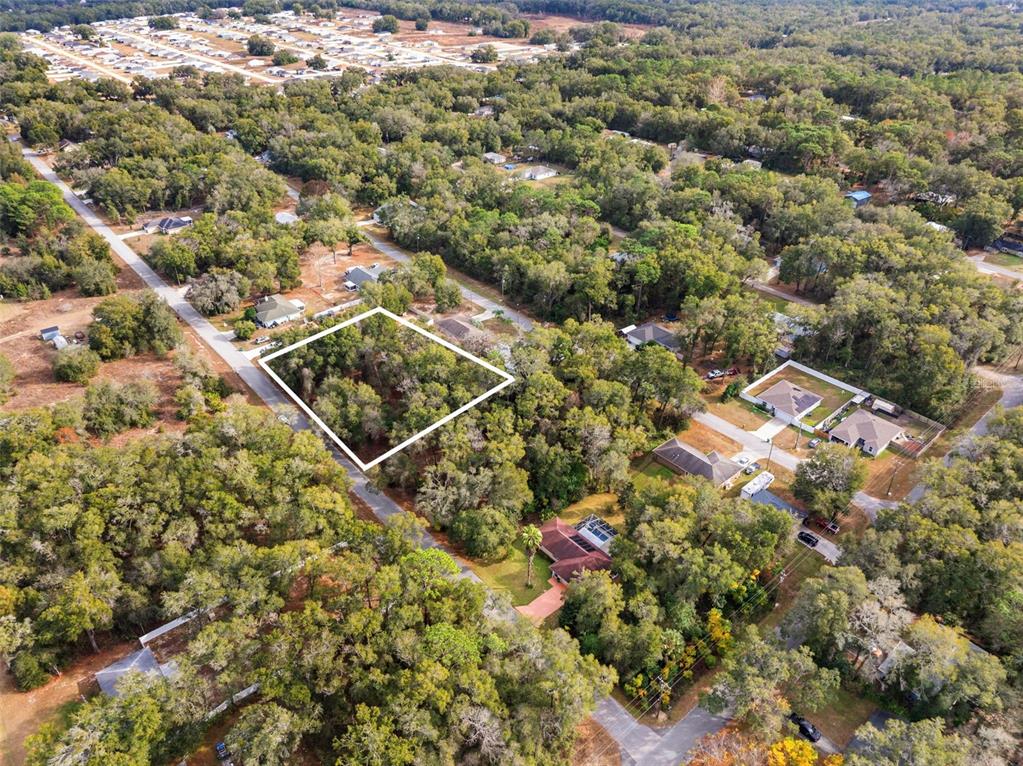 3910 East Scotty Street Inverness, FL 34453 - Photo 13 of 36 an aerial view of residential houses with outdoor space