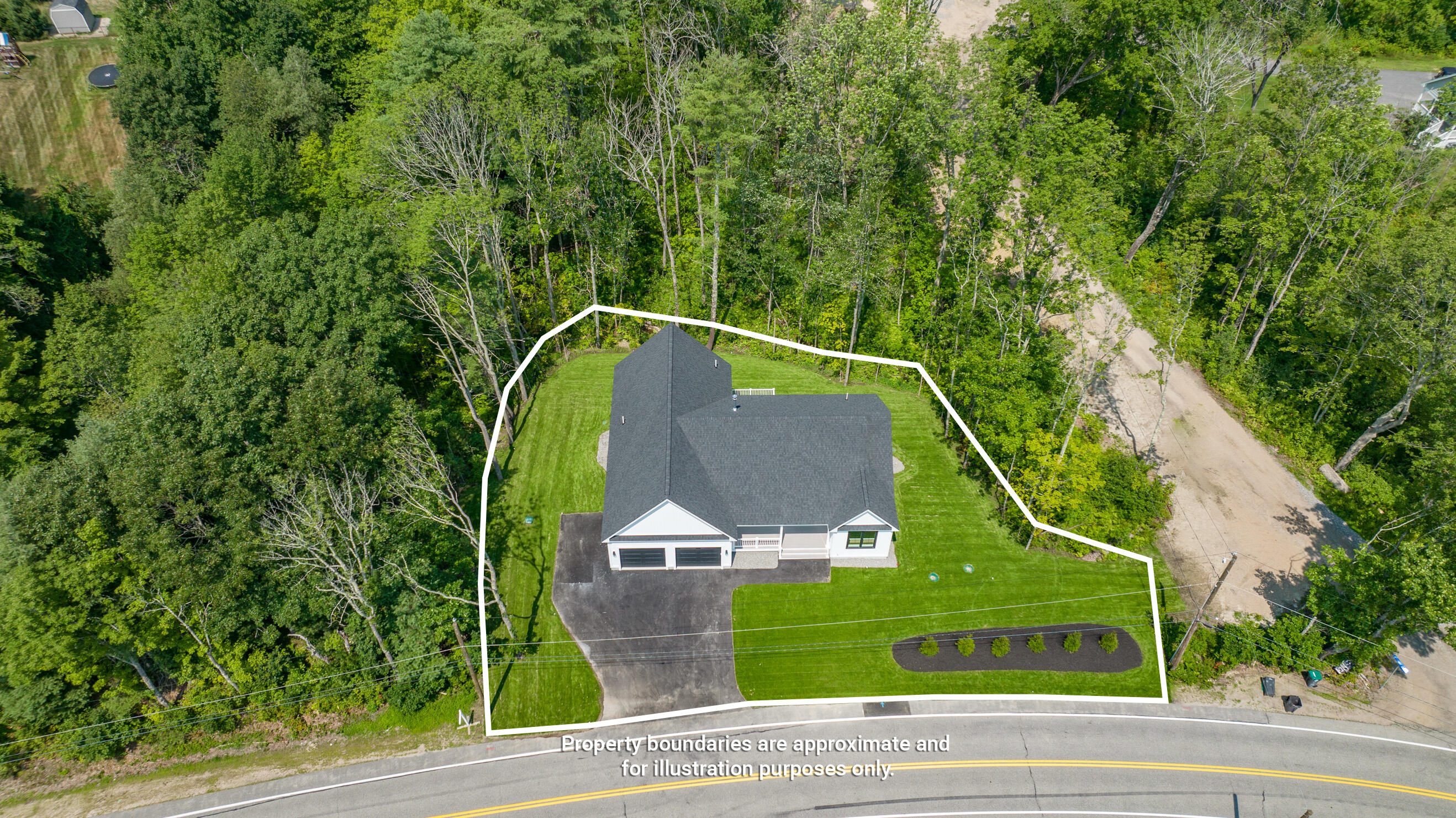 199 Thompson Road Kennebunk, ME 04043 - Photo 40 of 50 199 Thompson Drone Boundary-4