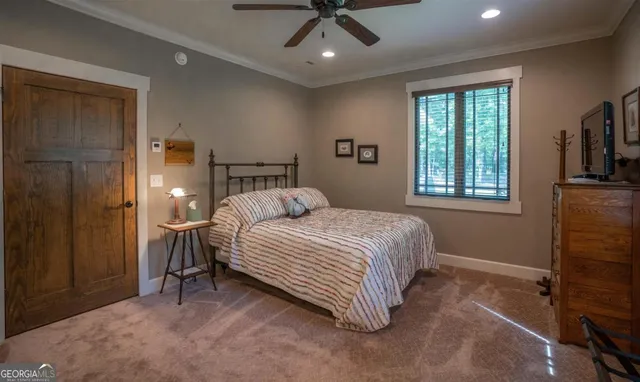 a view of a livingroom with furniture and front door