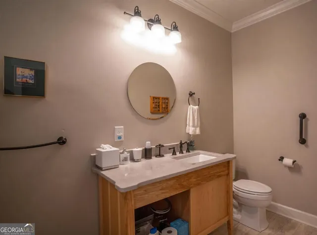 a outdoor space with lots of furniture and windows