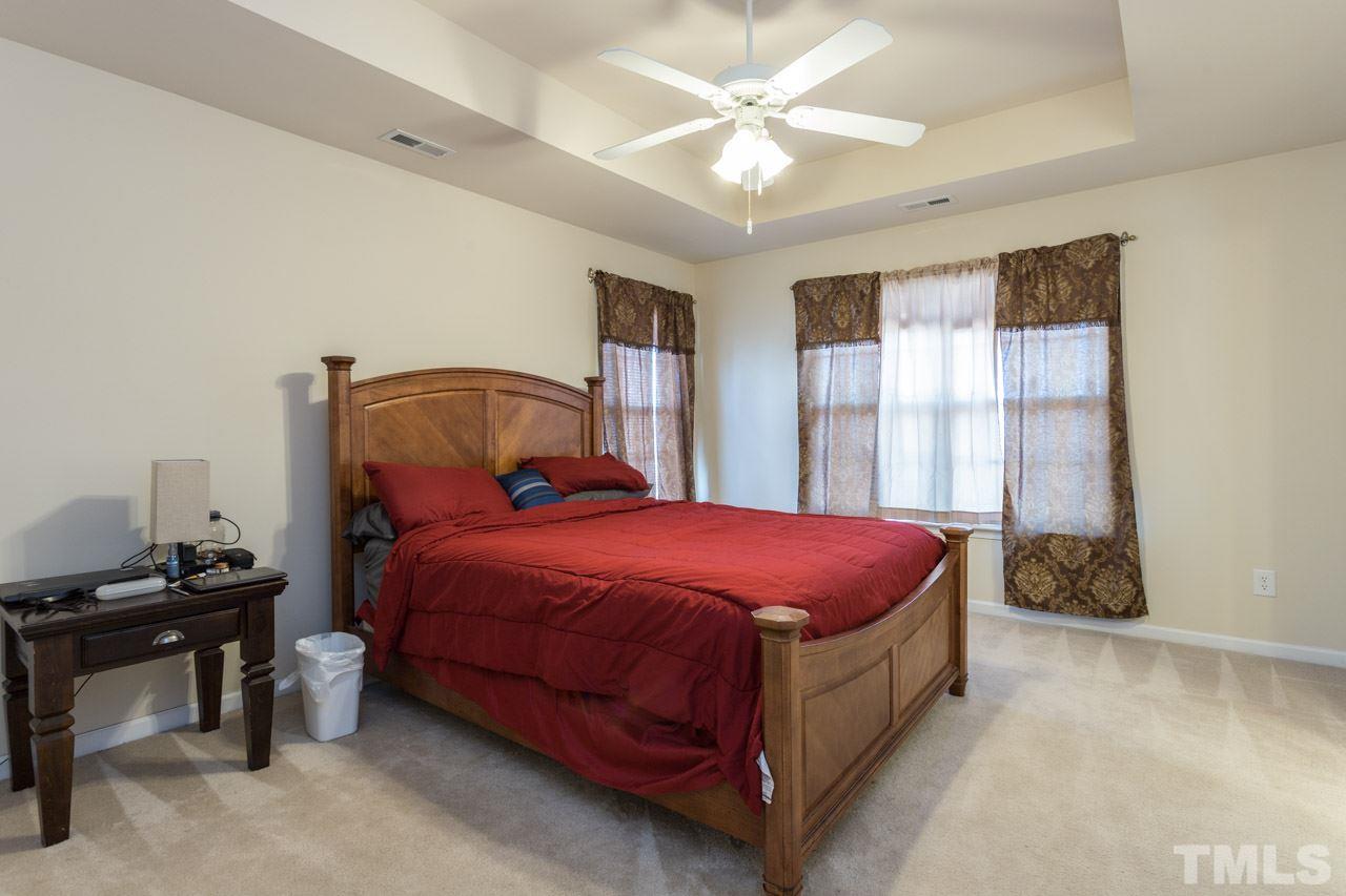 1410 Infinity Lane Raleigh, NC 27610 - Photo 10 of 18 Master Bedroom with trey ceiling.