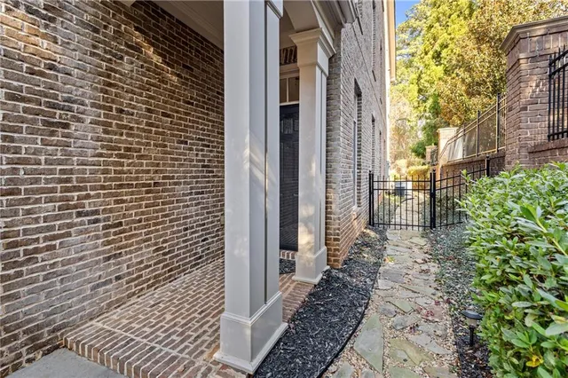 a view of a yard with a trees
