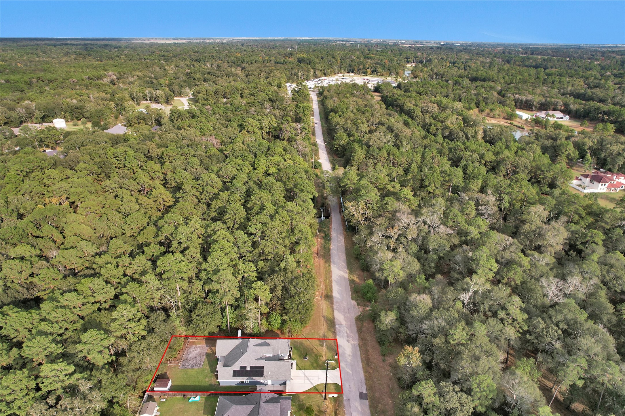 1057 Magnolia Point Drive Huffman, TX 77336 - Photo 46 of 48 Aerial view of house & street