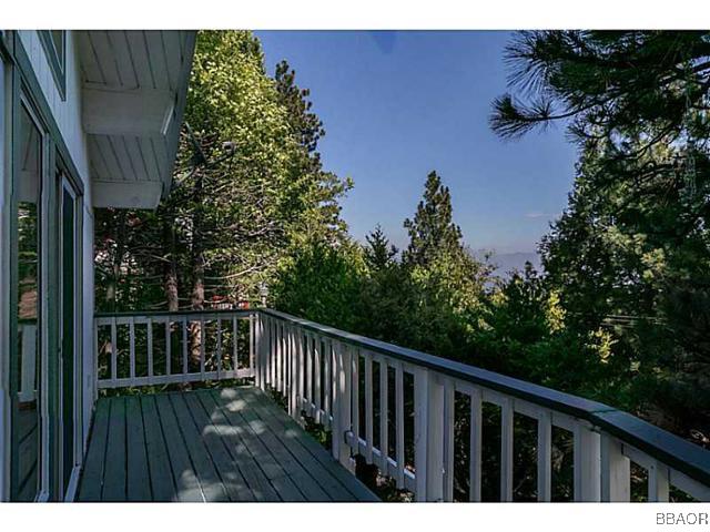 26652 Valley View Lake Rimforest, CA 92378 - Photo 12 of 17 a view of balcony with wooden floor