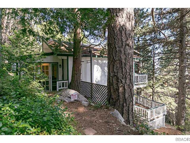 26652 Valley View Lake Rimforest, CA 92378 - Photo 16 of 17 a front view of a house with a tree