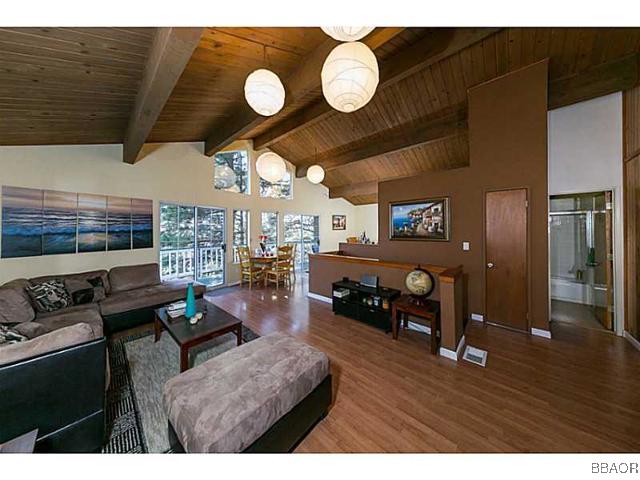 26652 Valley View Lake Rimforest, CA 92378 - Photo 2 of 17 a living room with furniture and a large window
