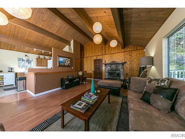 26652 Valley View Lake Rimforest, CA 92378 - Photo 5 of 17 a living room with furniture and wooden floor