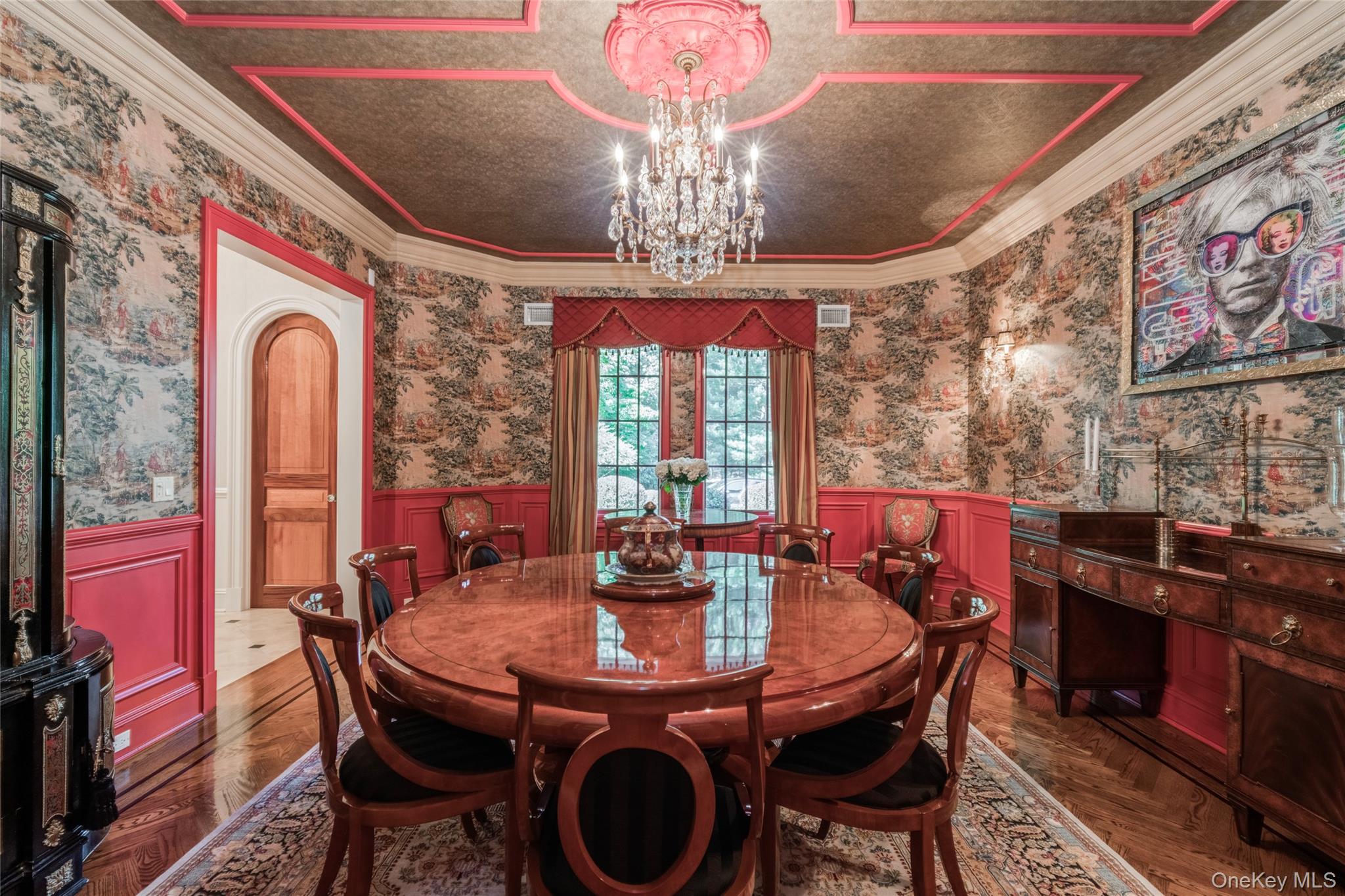 178 Brookville Road Muttontown, NY 11545 - Photo 6 of 29 a view of a dining room with furniture window and outside view