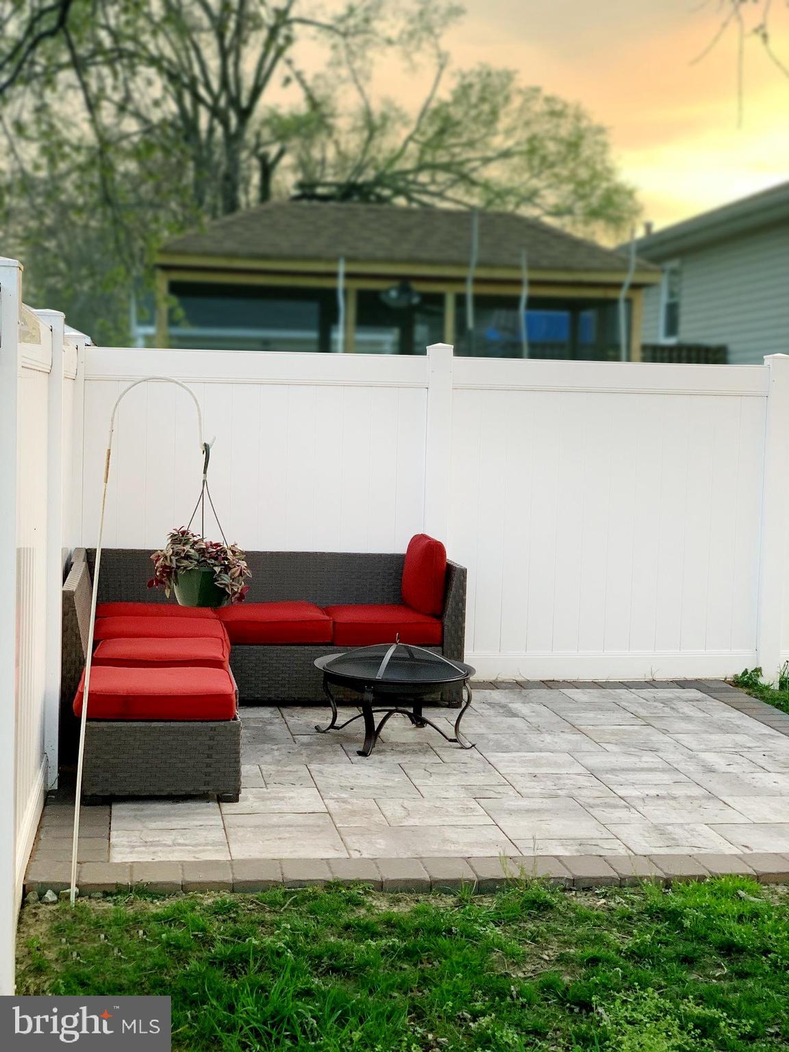 177 Dale Road Pasadena, MD 21122 - Photo 40 of 46 Second stoned patio for evening entertaining