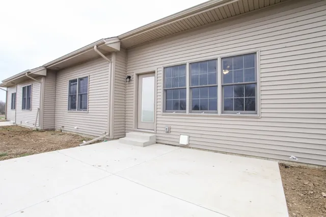 a house with a outdoor space
