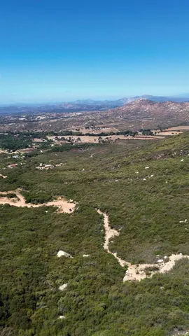 a view of city and mountain