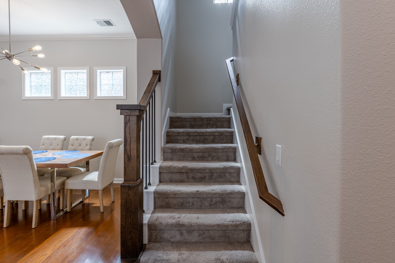 5208 Petty Street, Unit D Houston, TX 77007 - Photo 13 of 39 a view of entryway and hall with wooden floor