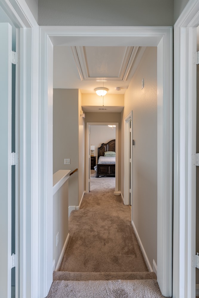 5208 Petty Street, Unit D Houston, TX 77007 - Photo 23 of 39 a view of a hallway with a furniture and a livingroom view