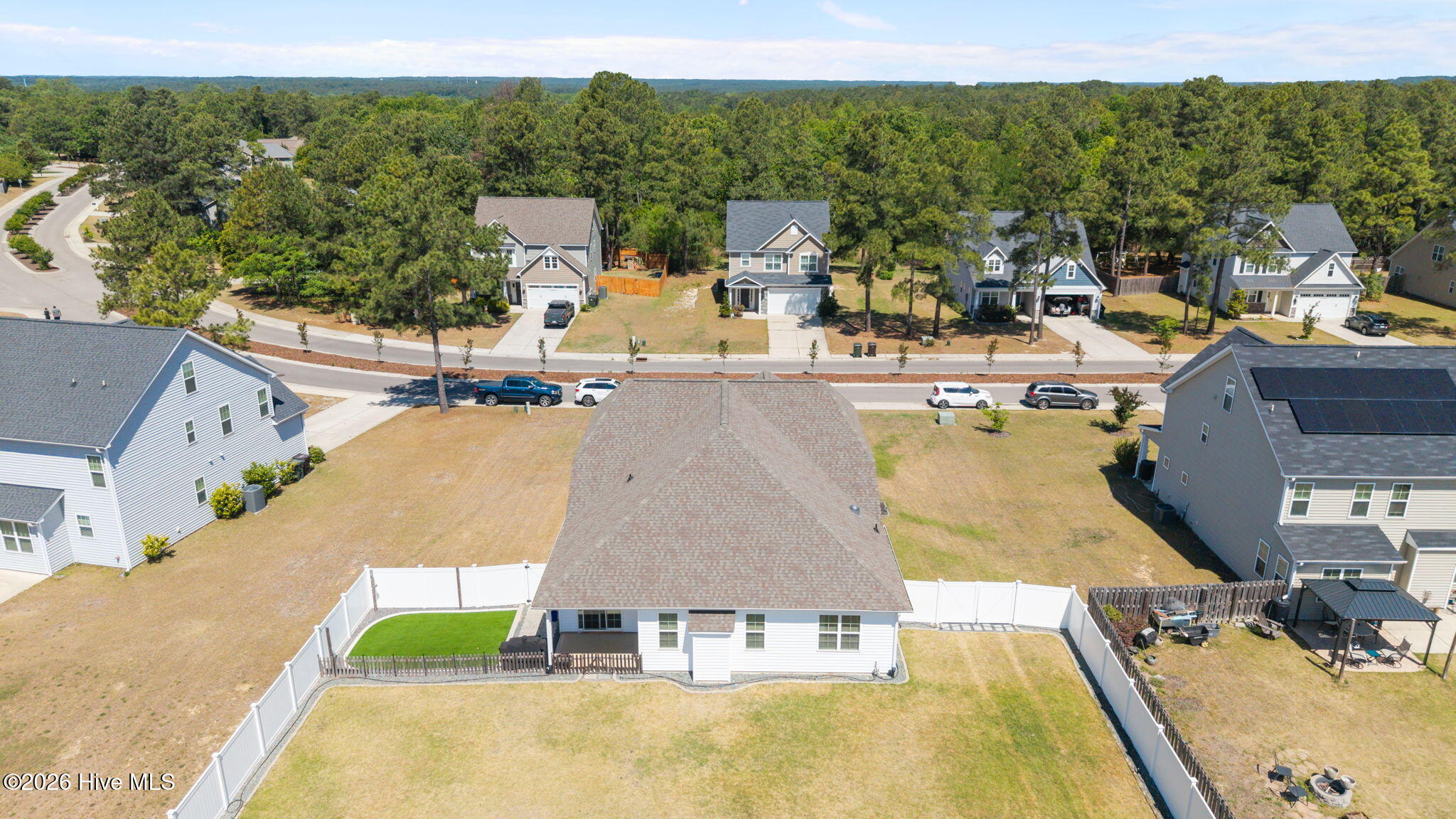 193 Sandy Springs Road Aberdeen, NC 28315 - Photo 47 of 53 Aerial Back