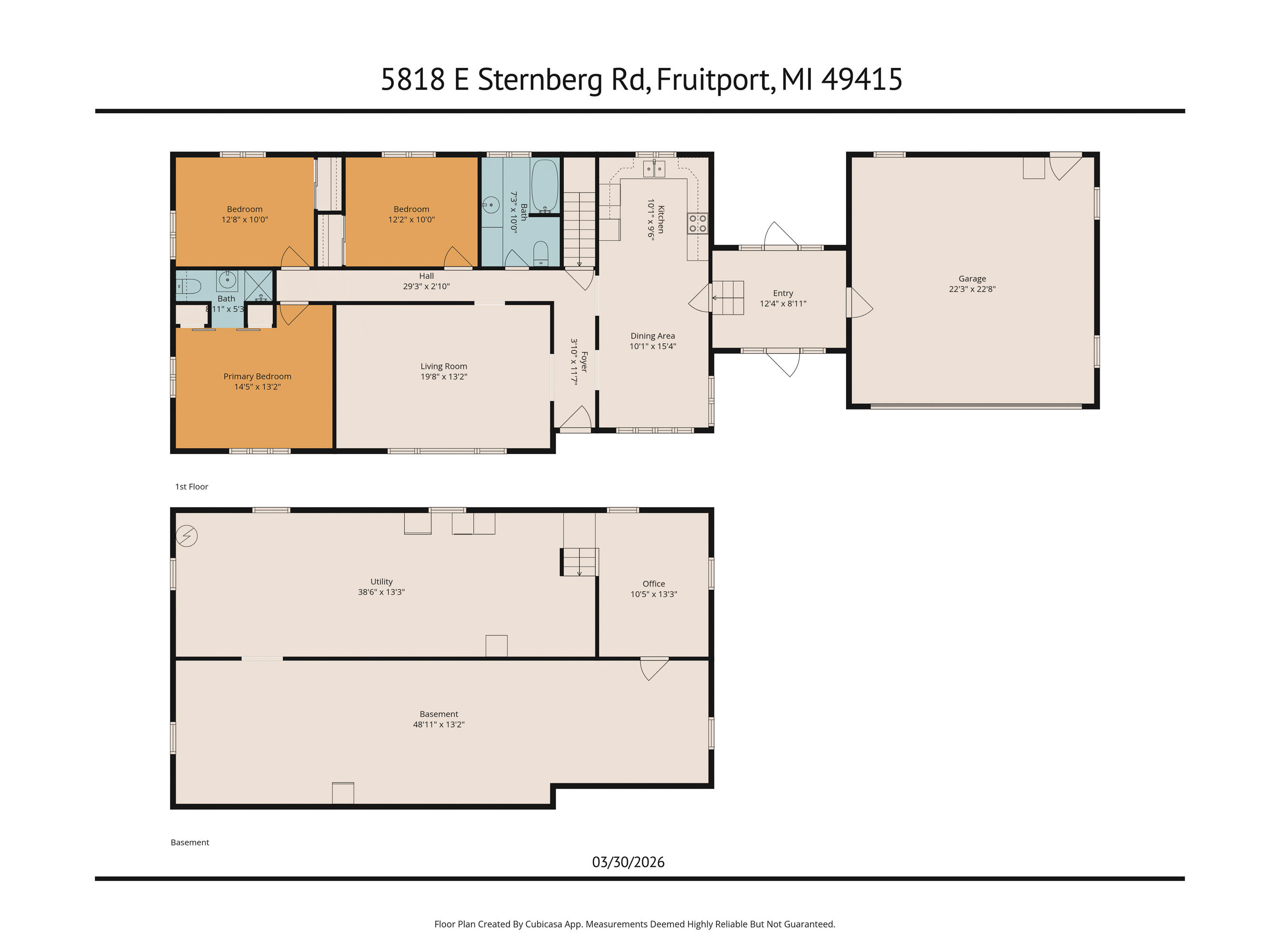 5818 East Sternberg Road Fruitport, MI 49415 - Photo 41 of 42 3-Floorplan-3