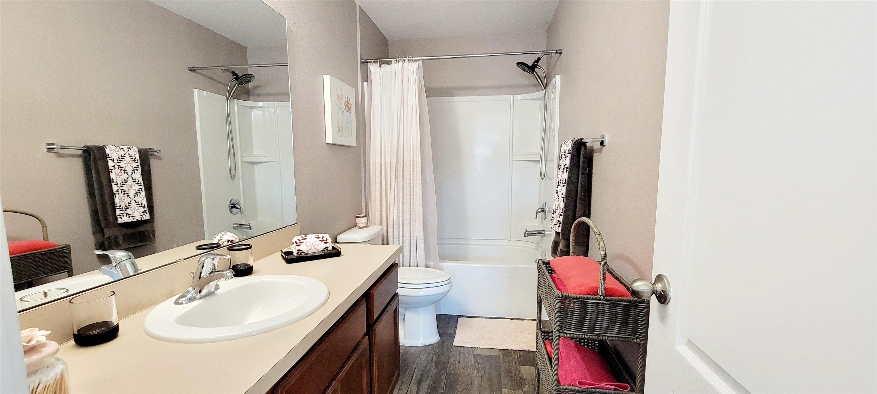 82 Whitland Way St. Augustine, FL 32086 - Photo 18 of 24 a bathroom with a sink and a mirror