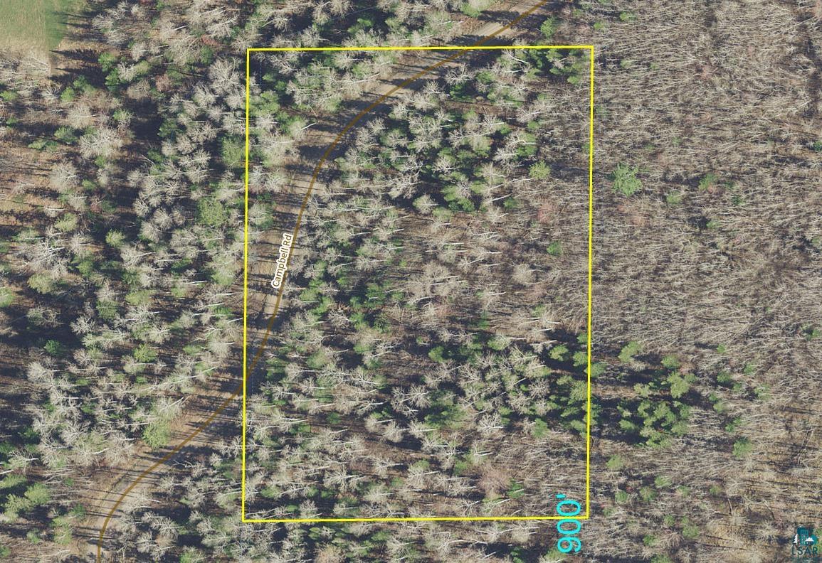 Lot 1 Campbell Road Herbster, WI 54844 - Photo 4 of 14 Aerial View