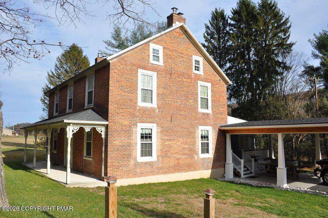 Front view from driveway