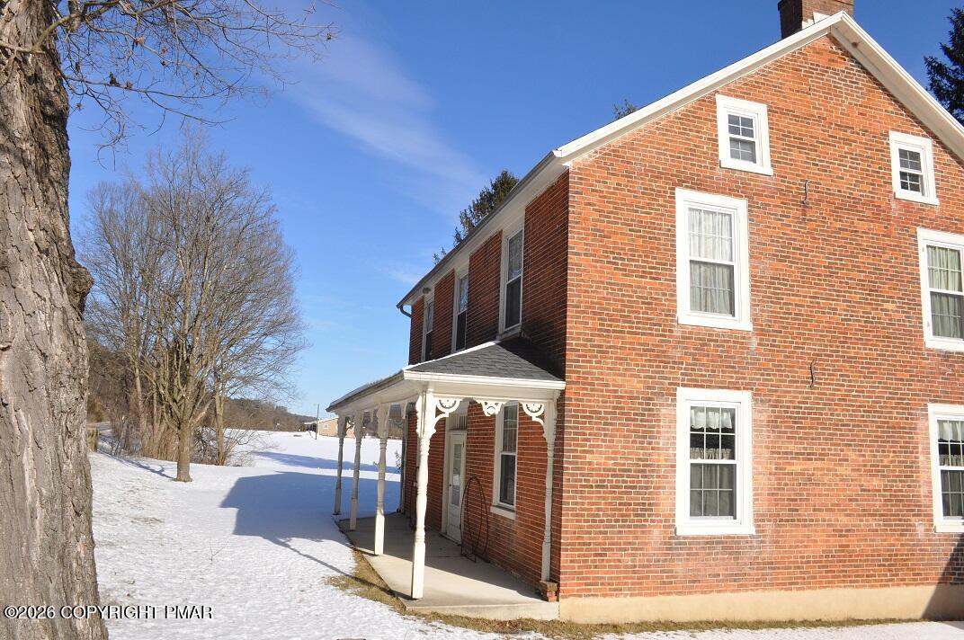 1642 Kunkletown Road Saylorsburg, PA 18353 - Photo 3 of 27 House from driveway in winter