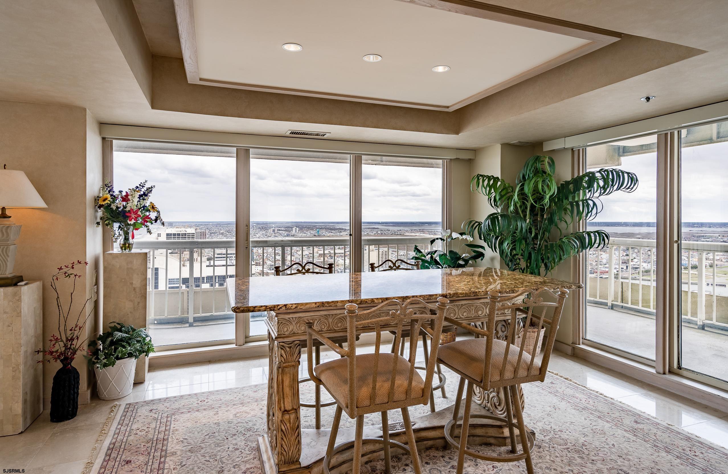 3101 Boardwalk, Unit CONDO Atlantic City, NJ 08401 - Photo 8 of 46 a view of a dining room and livingroom view
