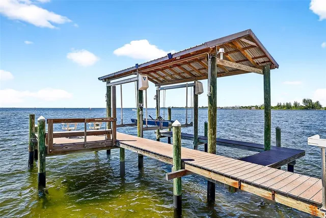 a view of a terrace with furniture