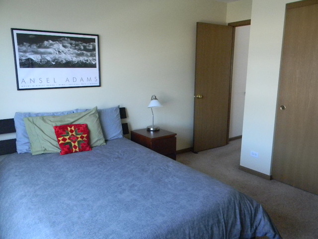277 Grand Ridge Road, Unit 277 St. Charles, IL 60175 - Photo 10 of 13 a bedroom with a bed and wall painting