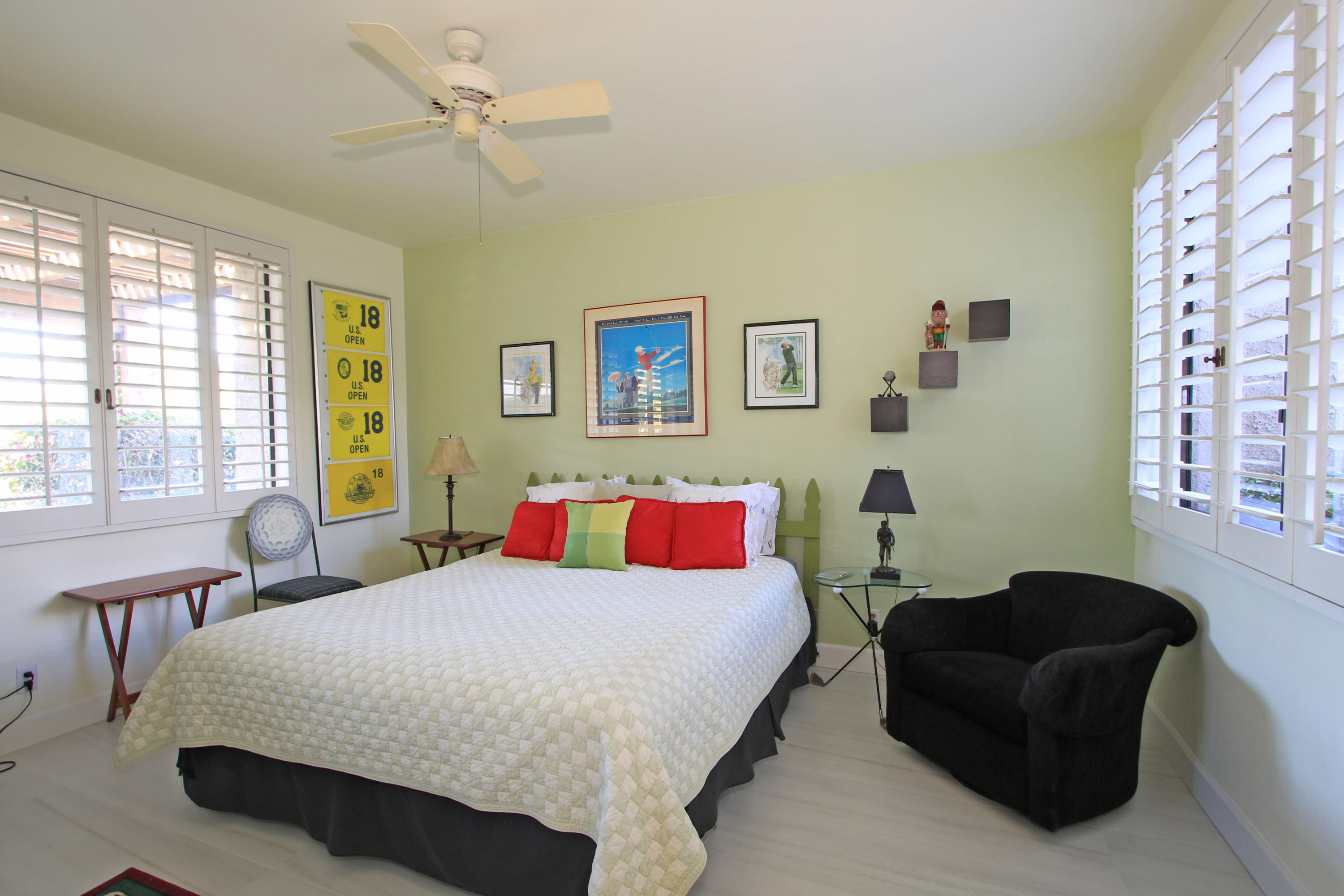 913 Inverness Drive Rancho Mirage, CA 92270 - Photo 32 of 52 a bedroom with a bed and a couch