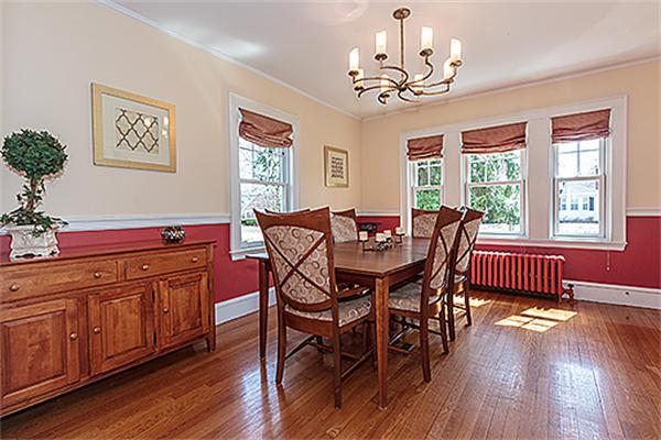 35 Middle Street Lexington, MA 02421 - Photo 4 of 14 a view of a dining room with furniture window and wooden floor