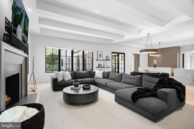 a bedroom with bed and a night stand