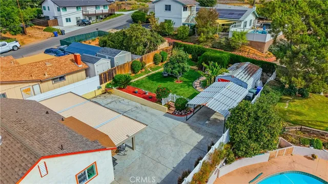 a outdoor space with furniture