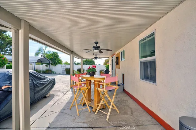 a front view of house with yard outdoor seating and entertaining space