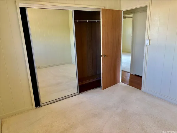 an empty room with window