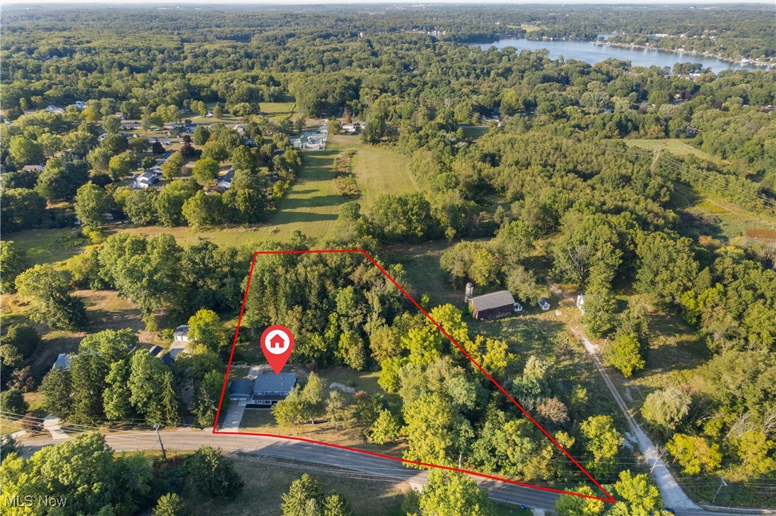427 Center Road Akron, OH 44319 - Photo 39 of 39 Aerial view of wooded area