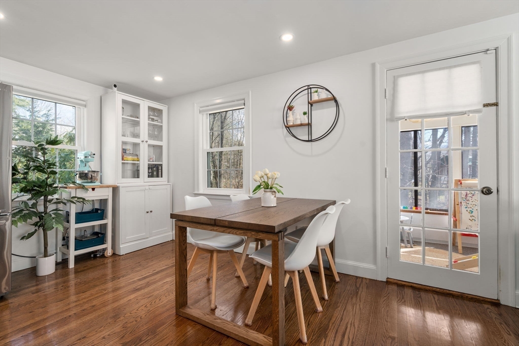 339 Weston Road Wellesley, MA 02481 - Photo 7 of 32 a view of a dining room with furniture window and wooden floor