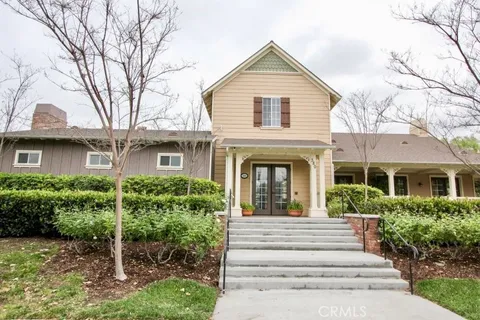 a outdoor space with lots of tables and chairs