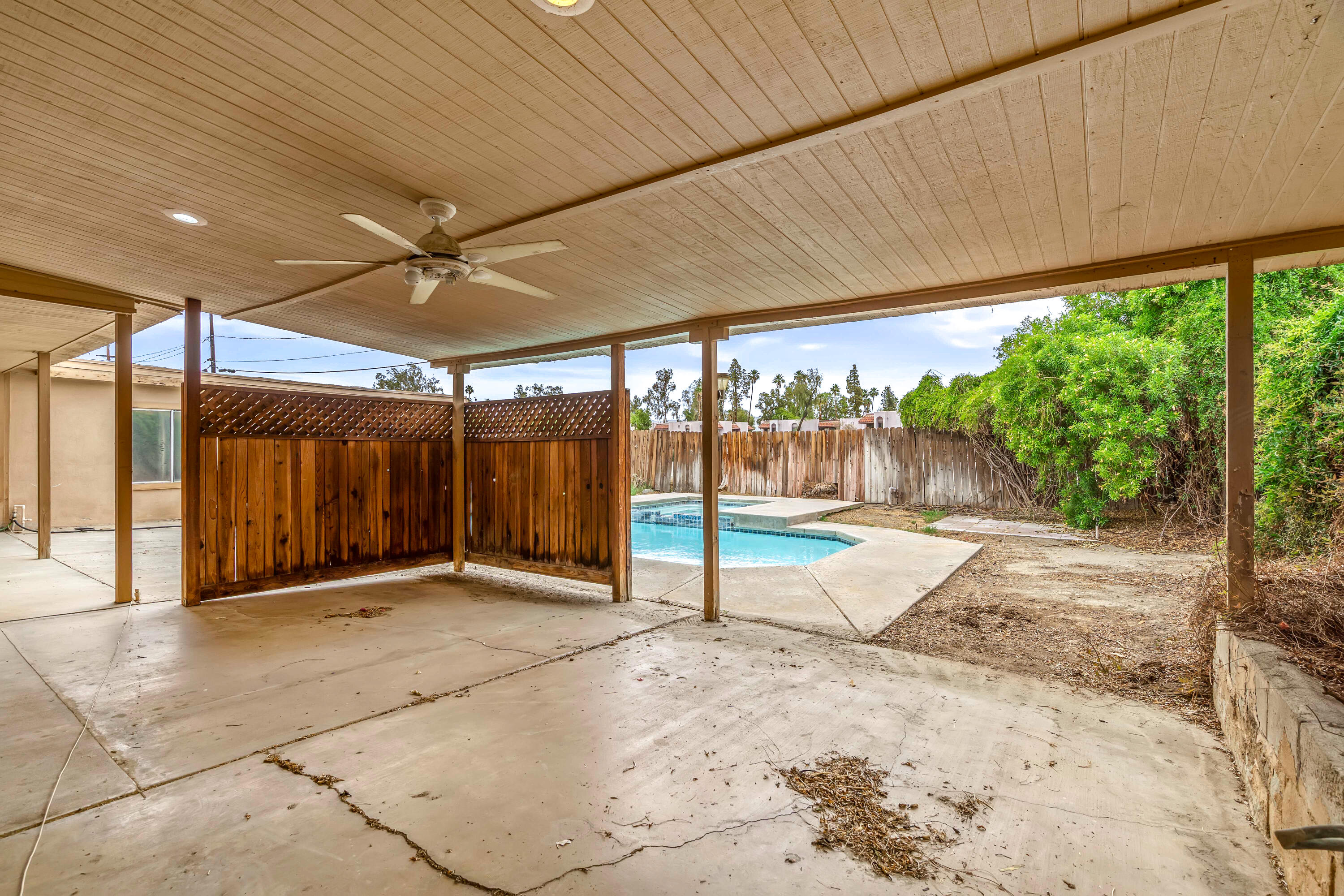 43831 Joshua Road Palm Desert, CA 92260 - Photo 25 of 42 a view of a backyard
